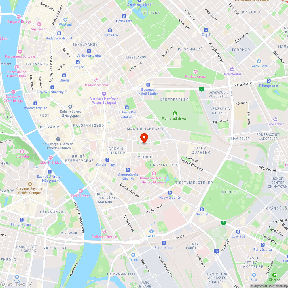 Hétvégi szemétlerakat a Baross utcában. bejelentés helye