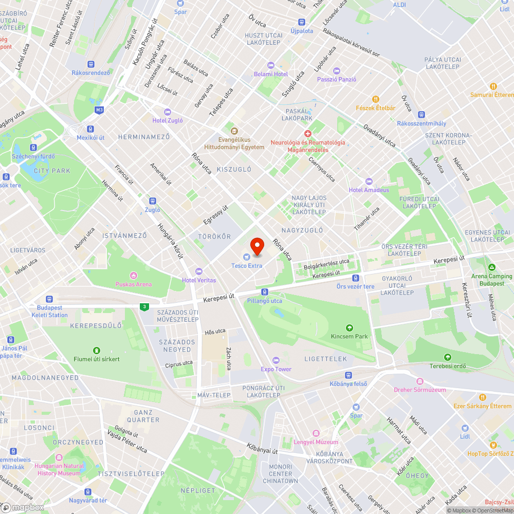 Gazdátlan autó a TESCO parkolóban bejelentés helye