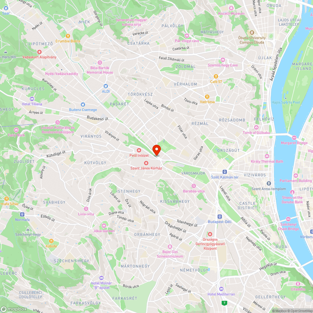 Szilágyi Erzsébet fasori kerékpárút bejelentés helye