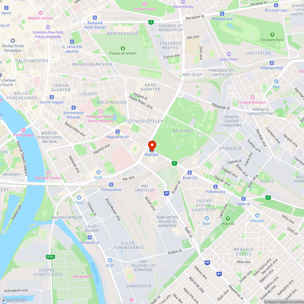 Elhagyott furgon bejelentés helye