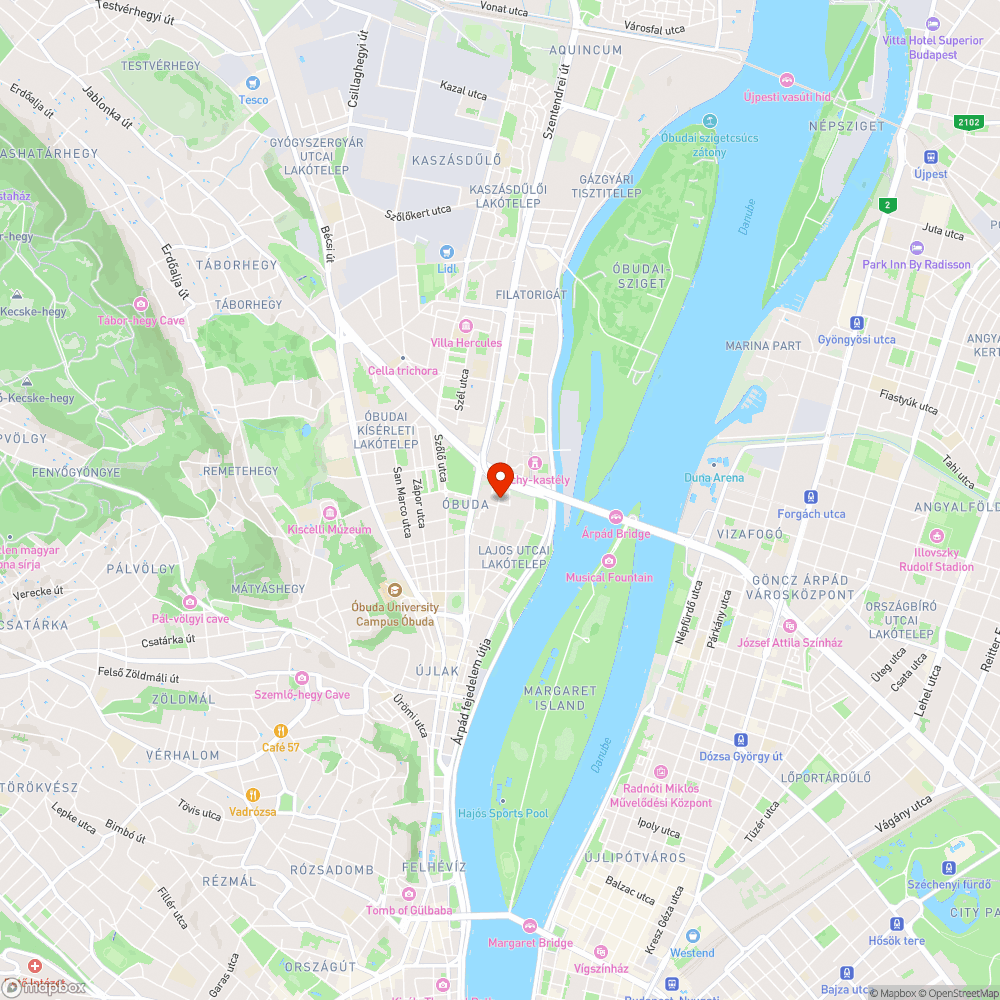 Óbuda, Kiskorona utcai mély katyúk bejelentés helye