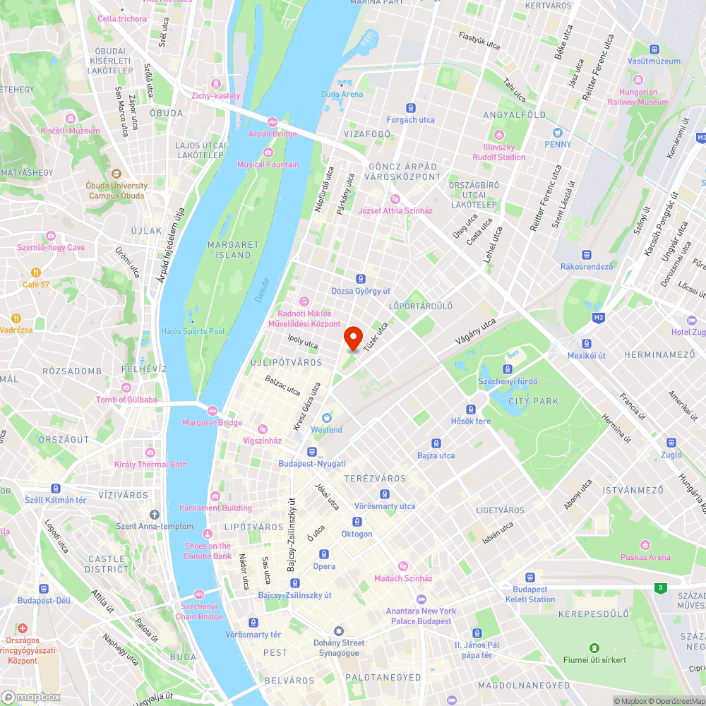 Hiányzó zebrák a Kassák Lajos utca és a Bulcsú utca sarkán bejelentés helye