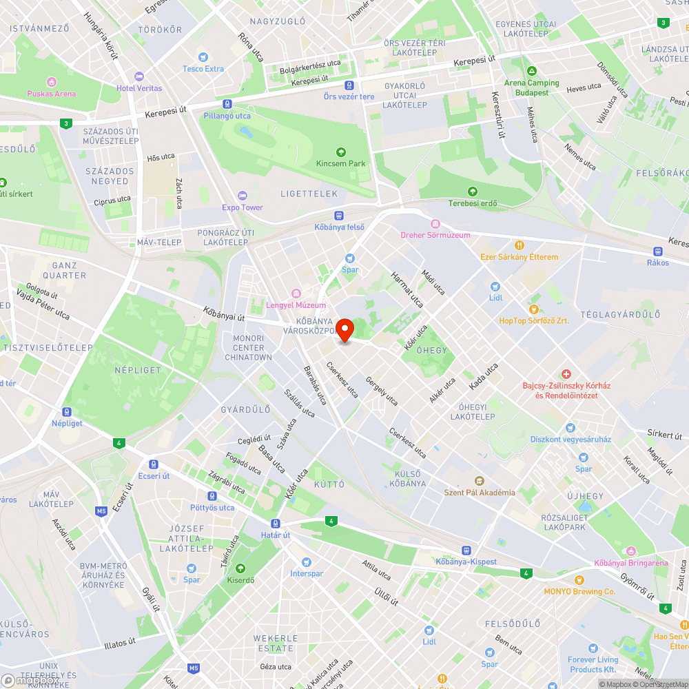 Nem működő közvilágítás bejelentés helye