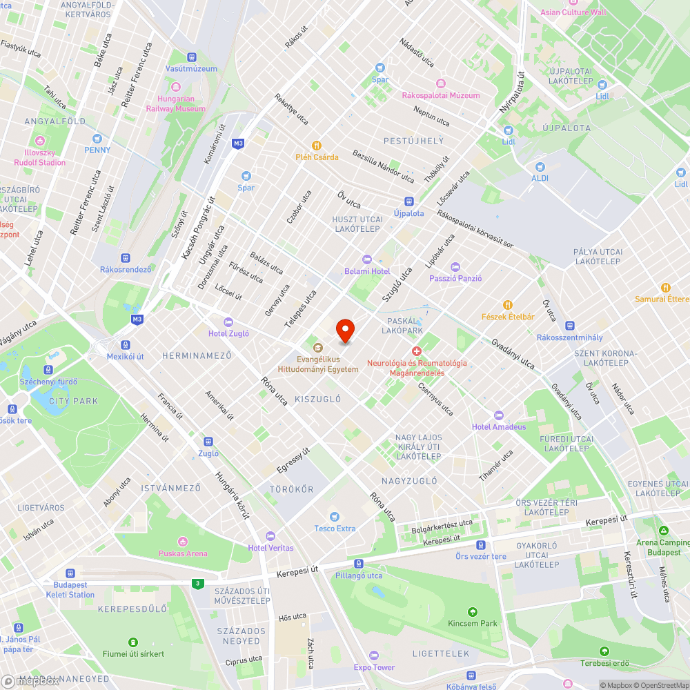 Lehetetlen parkolás bejelentés helye