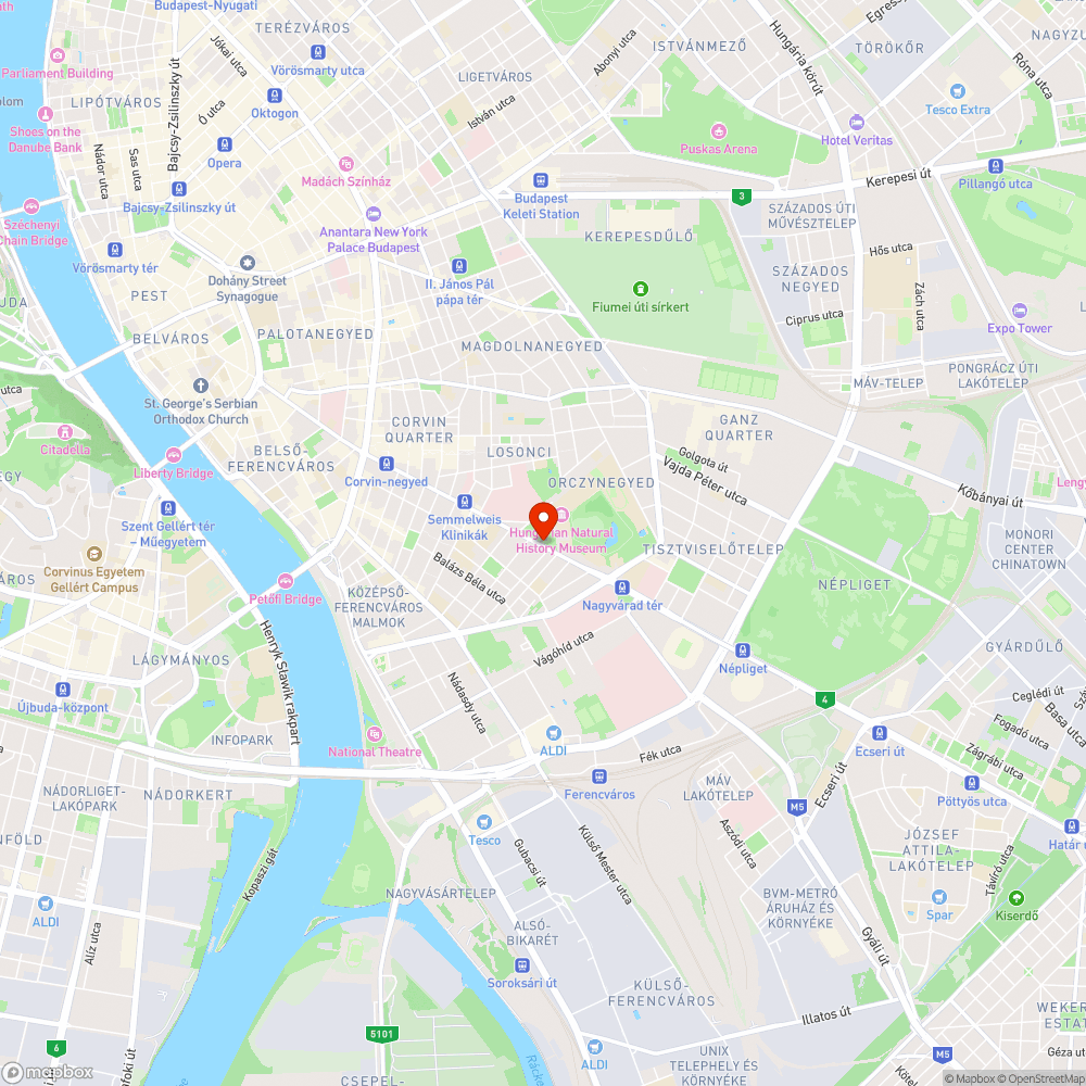 Lábtörő bejelentés helye