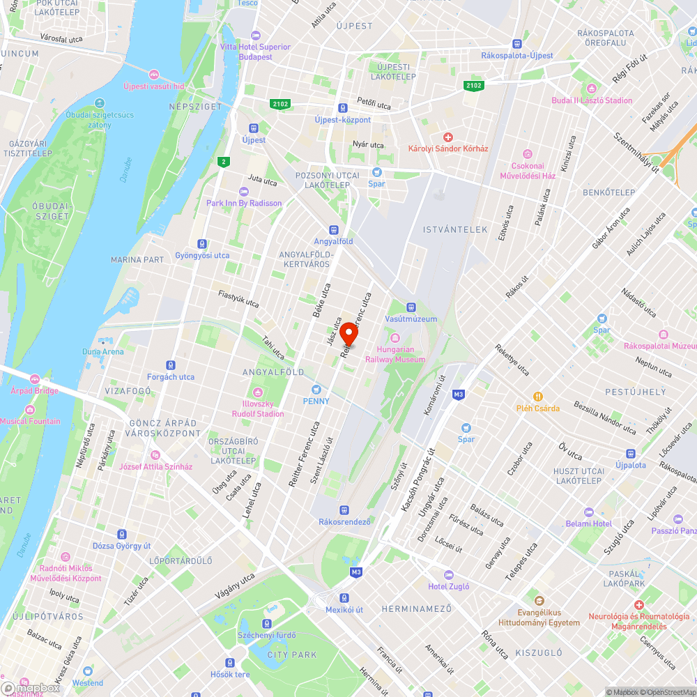 Elhagyott jármű bejelentés helye