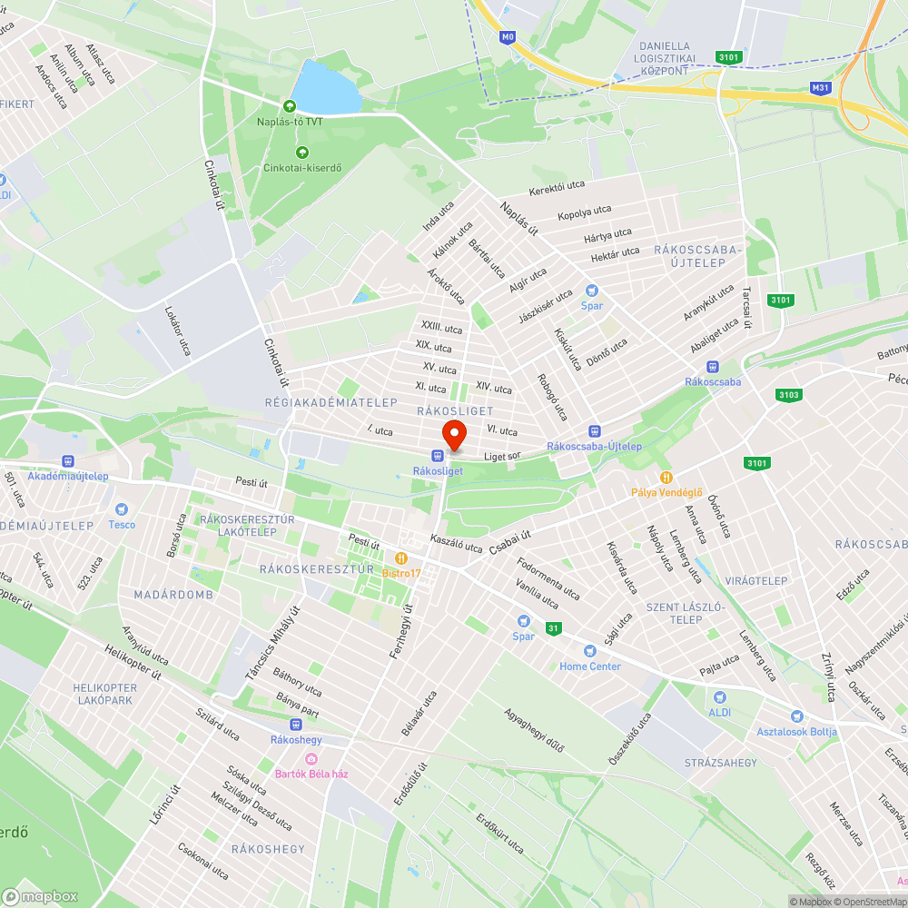 Útsüllyedés bejelentés helye