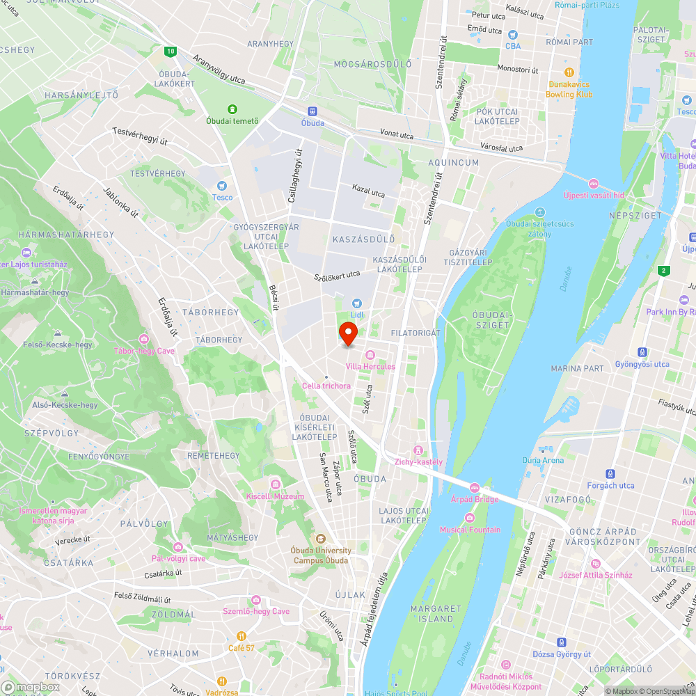 Megsüllyedt aszfalt bejelentés helye