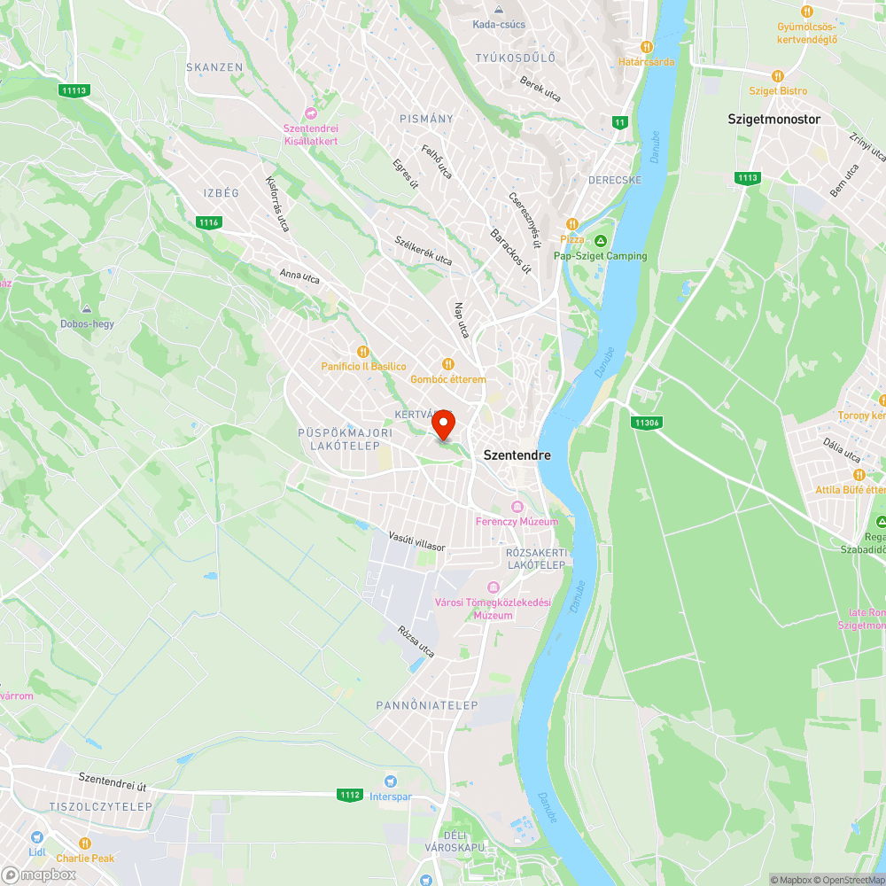 Szemétgyüjtők vandál rongálása a Bükkös parton bejelentés helye