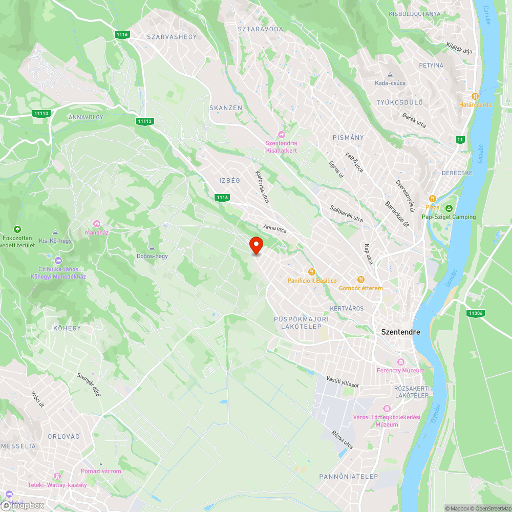 Kálvária út végén, kiömlött szemetes bejelentés helye