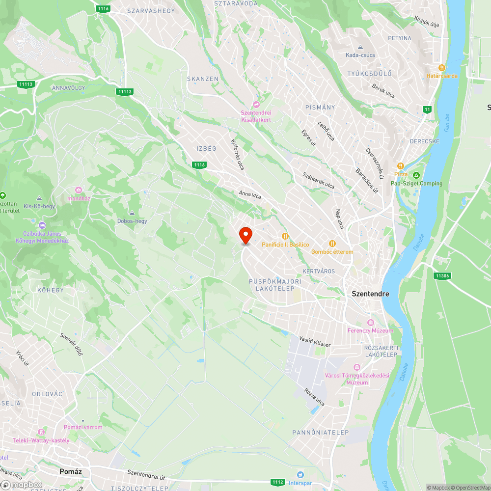 Hiányzó zebra bejelentés helye