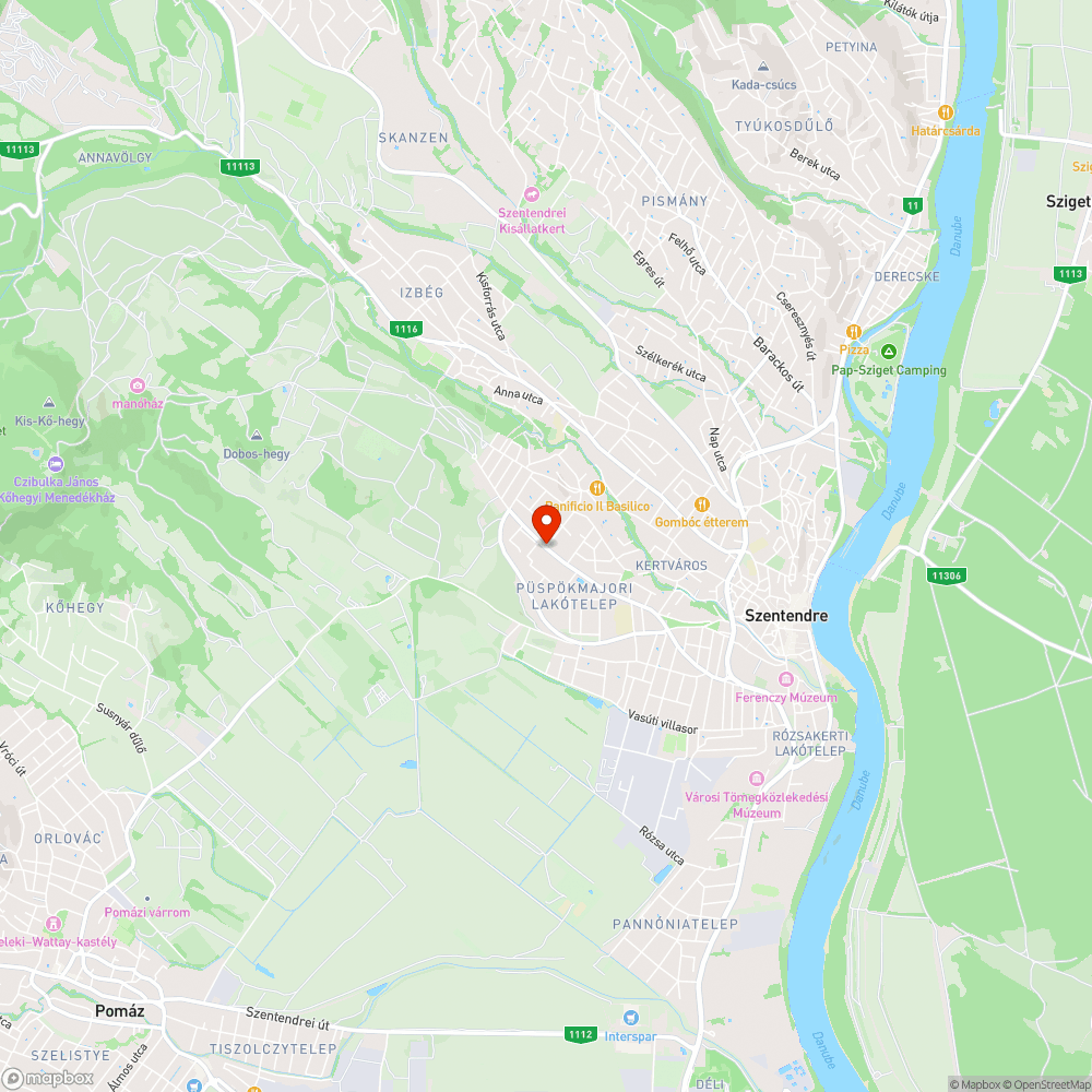 Hiányzó gyalogos átkelő bejelentés helye