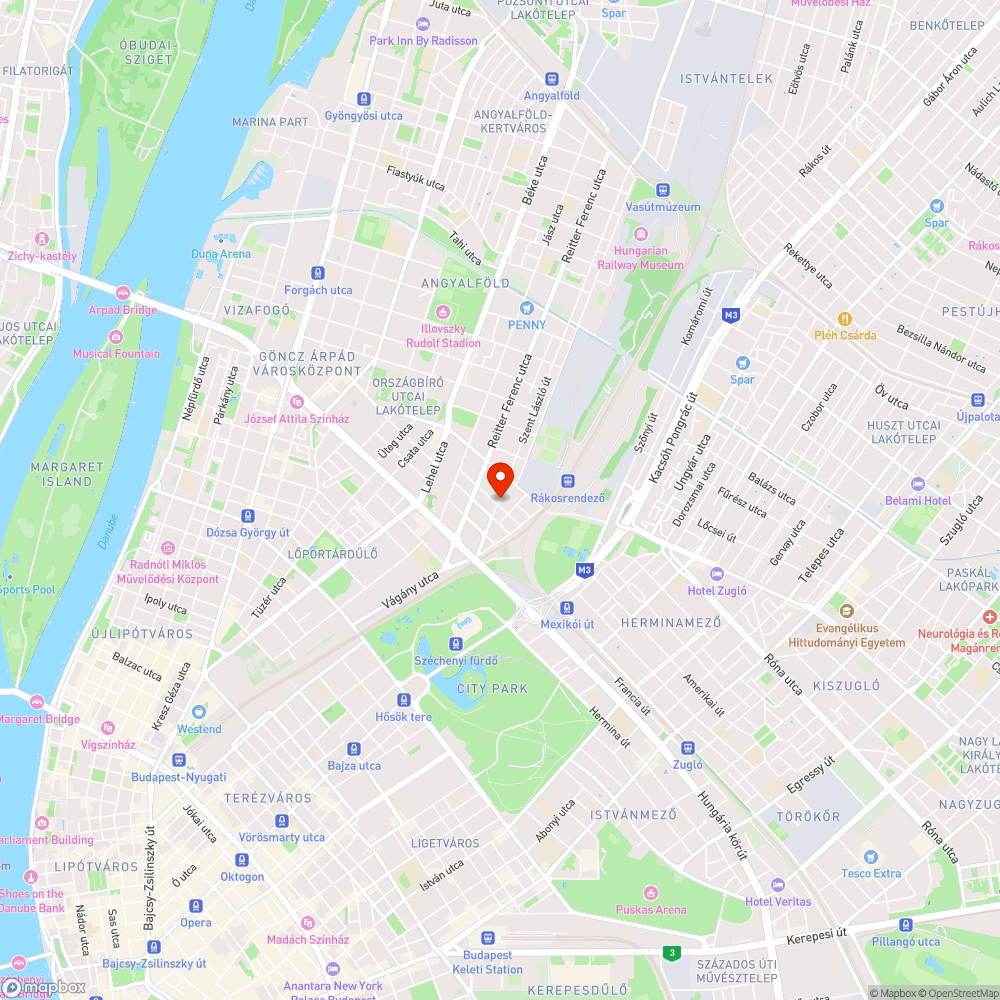 Elhagyatott, mozgásképtelen autó bejelentés helye