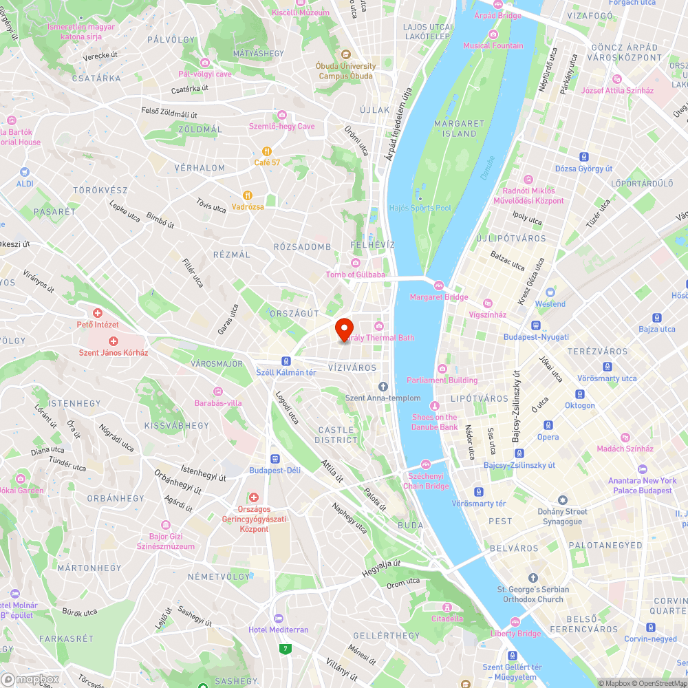 Undorító utcatábla a II. kerületben bejelentés helye