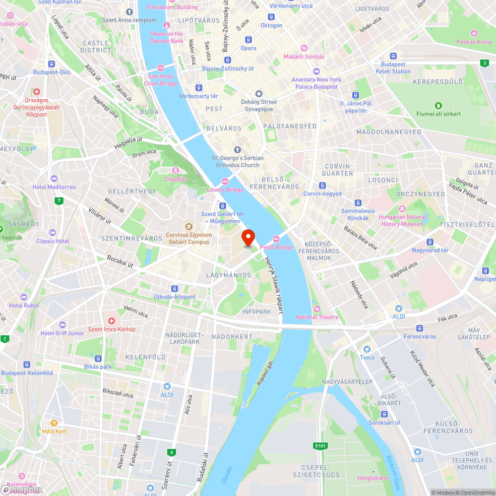 Elhagyott autó az Egry József utcában bejelentés helye