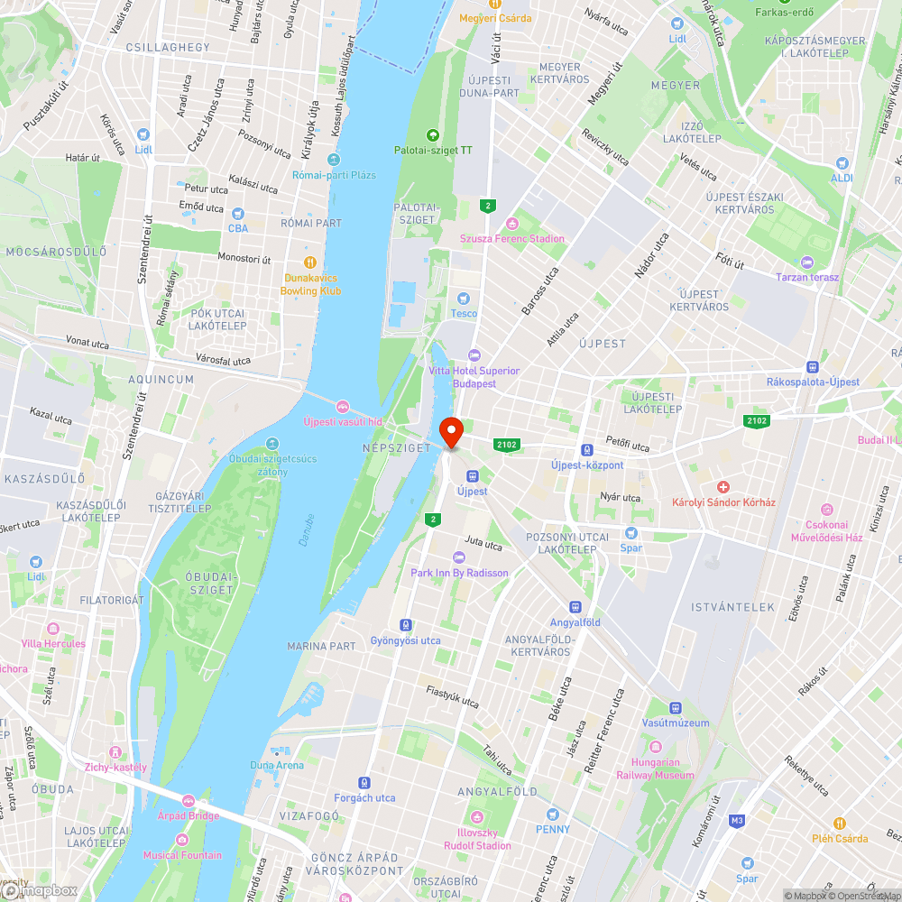 Elmozdult (beszakadt) fedőlemez az Újpesti vasúti hídon bejelentés helye