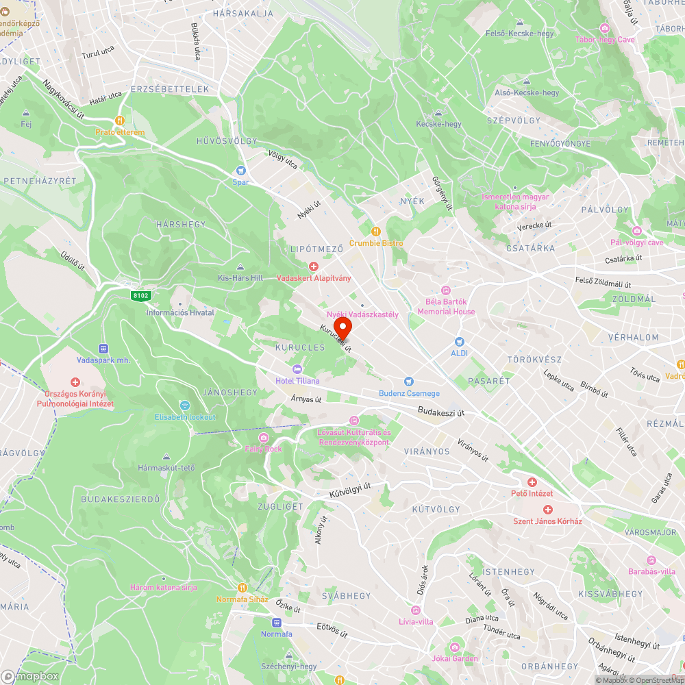 Kátyú bejelentés helye