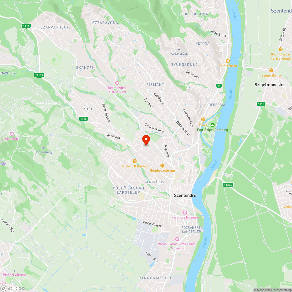 Közvilágítási hiba a Vasvári Pál utcában (IV.) bejelentés helye