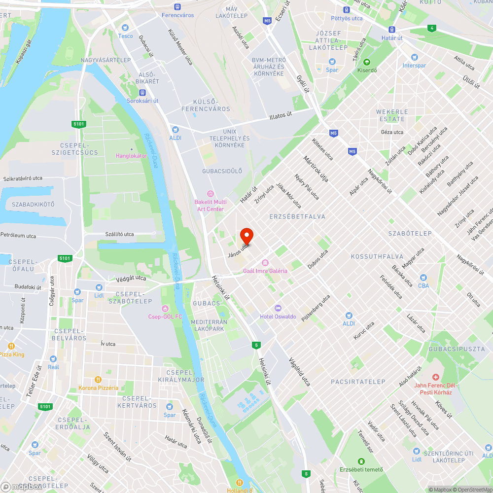 Éles szélű kátyú bejelentés helye