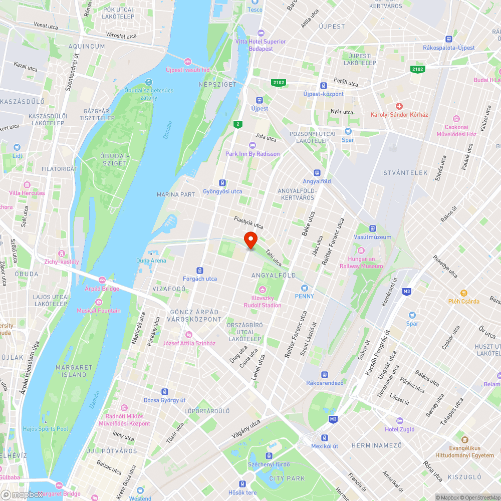 Kerékpár út csapdával bejelentés helye