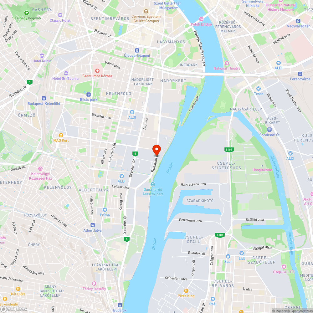 Víznyelők körül megsüllyedt útburkolat bejelentés helye