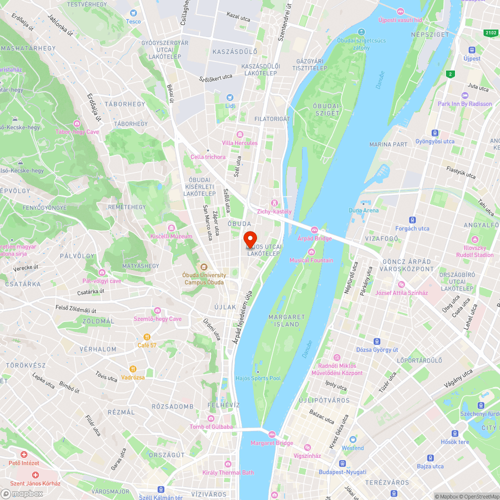 Balesetveszélyes mély kátyú Fényes Adolf utcában bejelentés helye