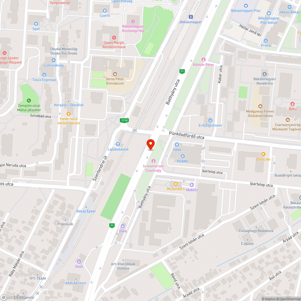 Eldugult víznyelők bejelentés helye