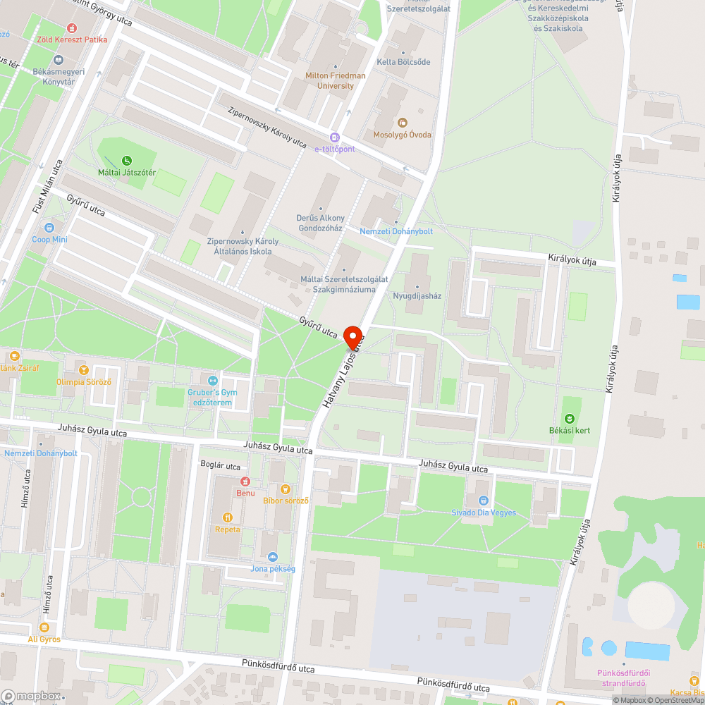 Eldugult víznyelő bejelentés helye