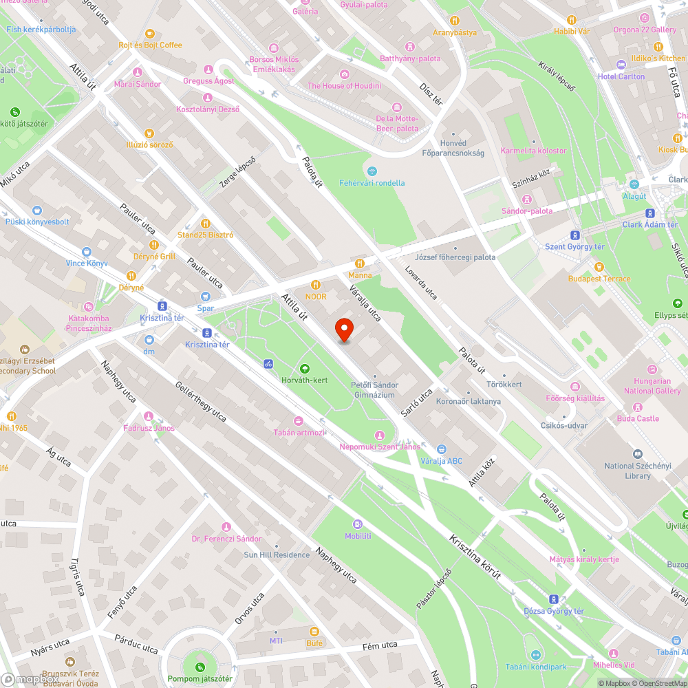 Lezárt járda, aminek kikerülése életveszélyes bejelentés helye