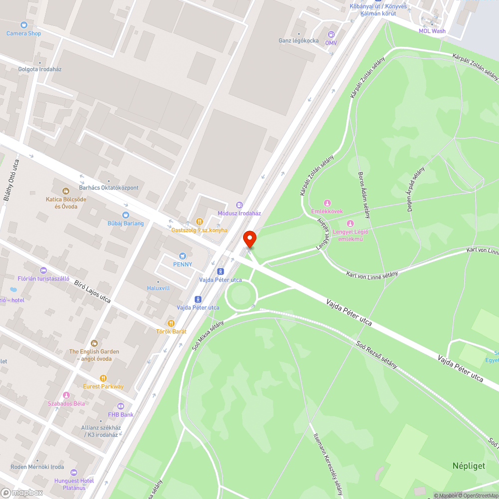 Leesett jelzőtábla bejelentés helye