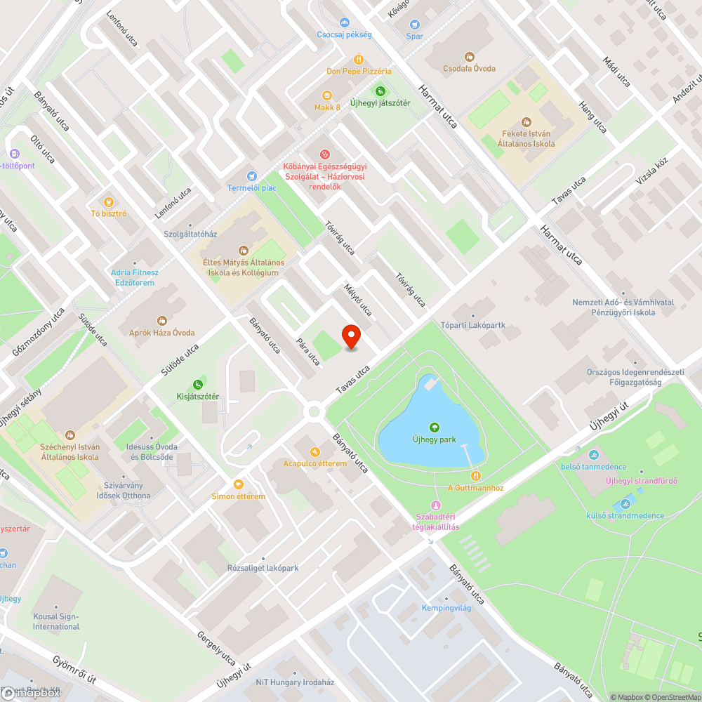 Töredezett, kiálló sarkú, megsüllyedt járólapok bejelentés helye