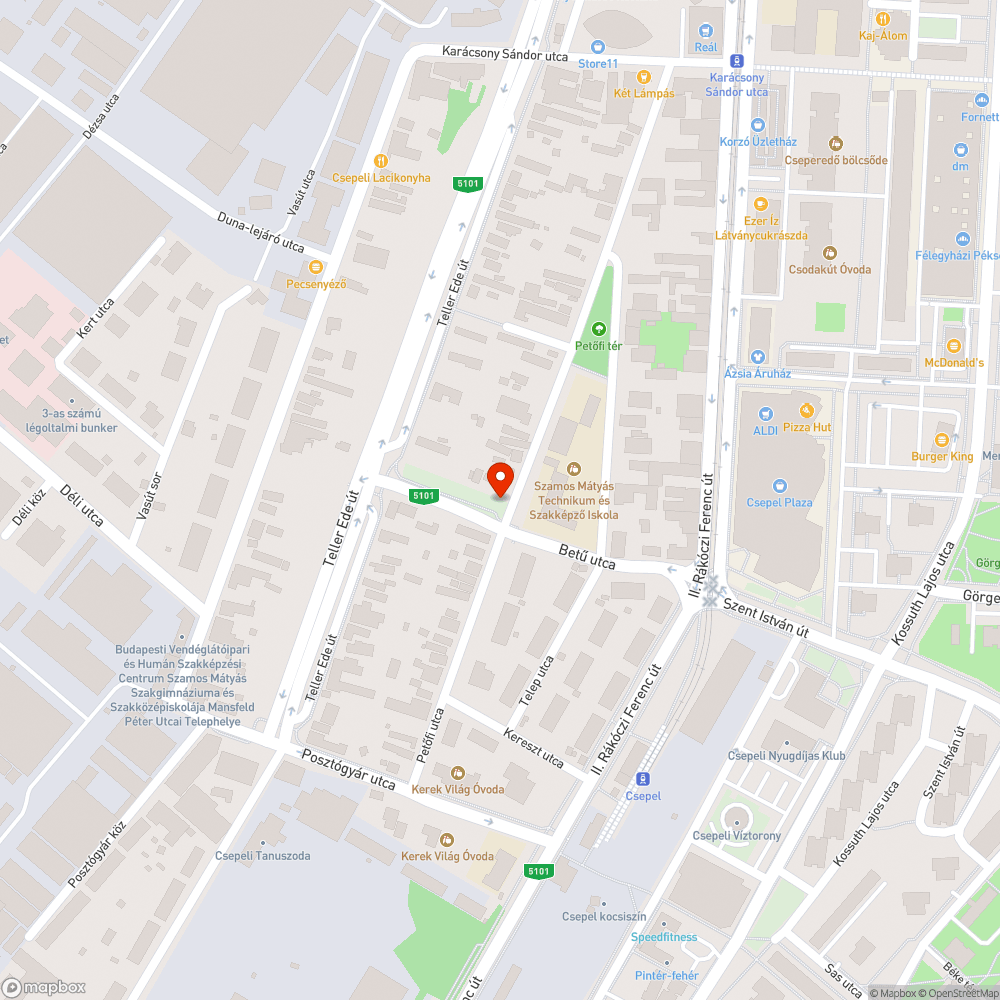 ILLEGÁLIS SZEMÉTLERAKÓ bejelentés helye