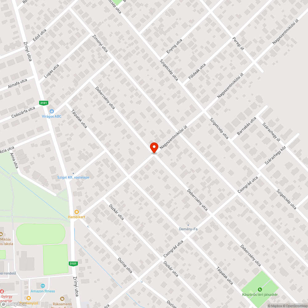 Megsűllyedt beszakadt úttest bejelentés helye