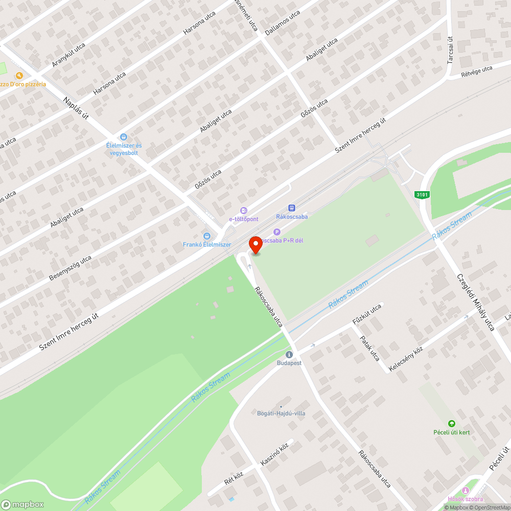 Néhai zöld bejelentés helye