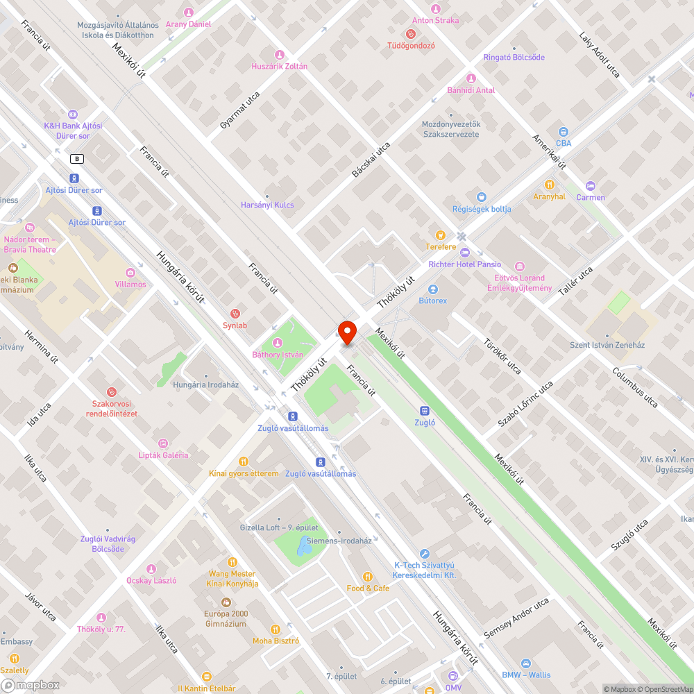 gazos taxi megálló  Zugló VÁ bejelentés helye