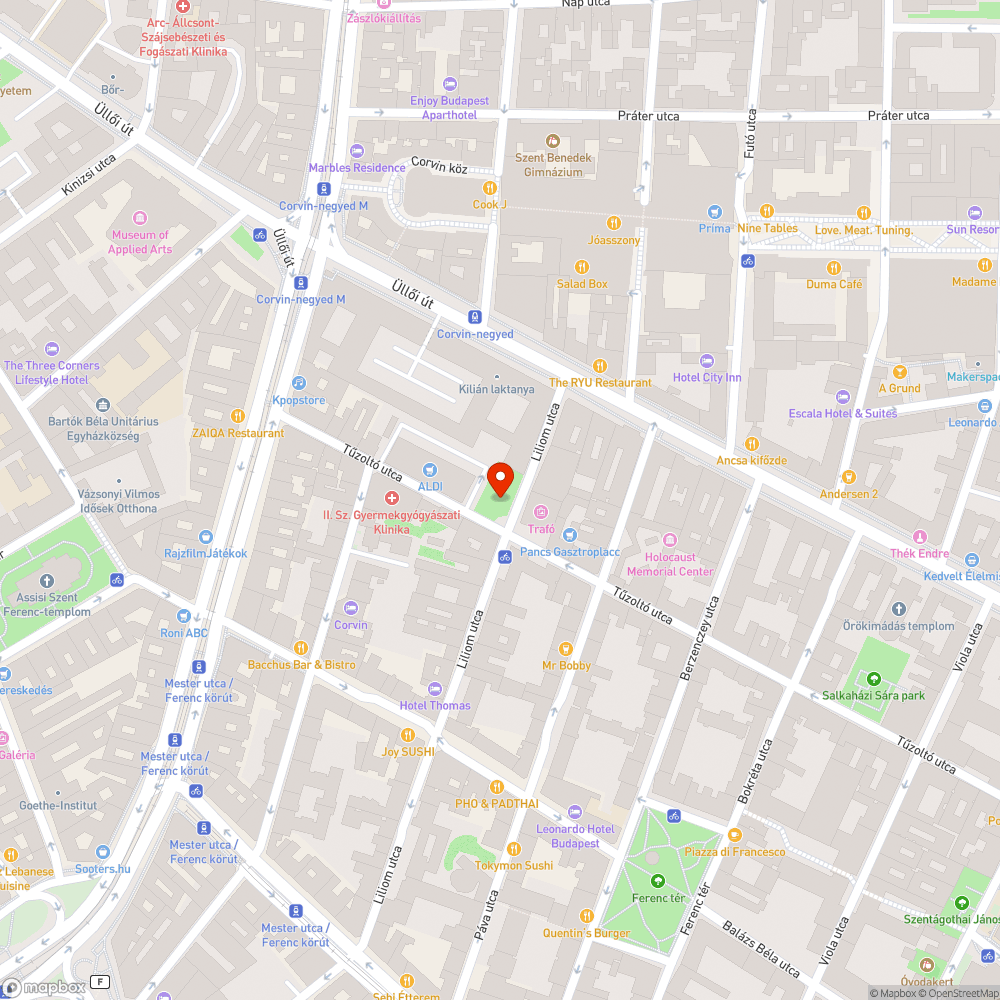 Szemét hegyek a tűzliliom parkban bejelentés helye