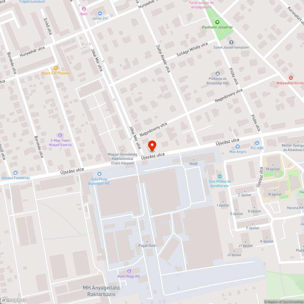 Rozsdás nyitott közműszekrény bejelentés helye