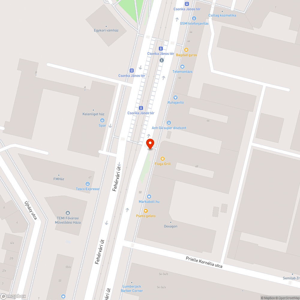 Parlagfűtenger a Fehérvári úton bejelentés helye