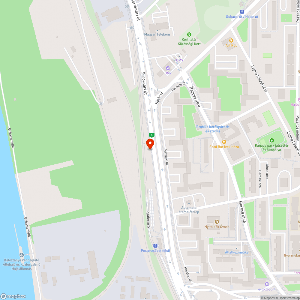 Félredobott bódé bejelentés helye