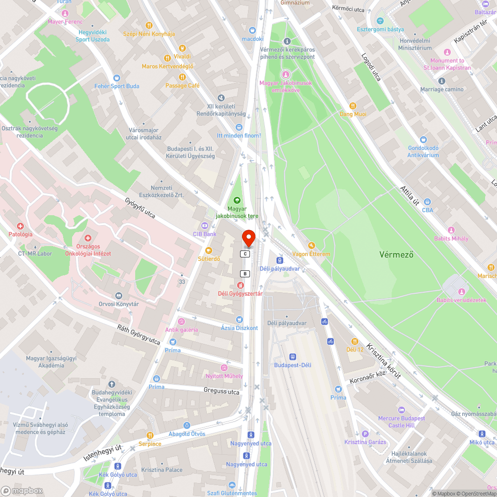 Mozgó üveglap villamosmegàllóban bejelentés helye