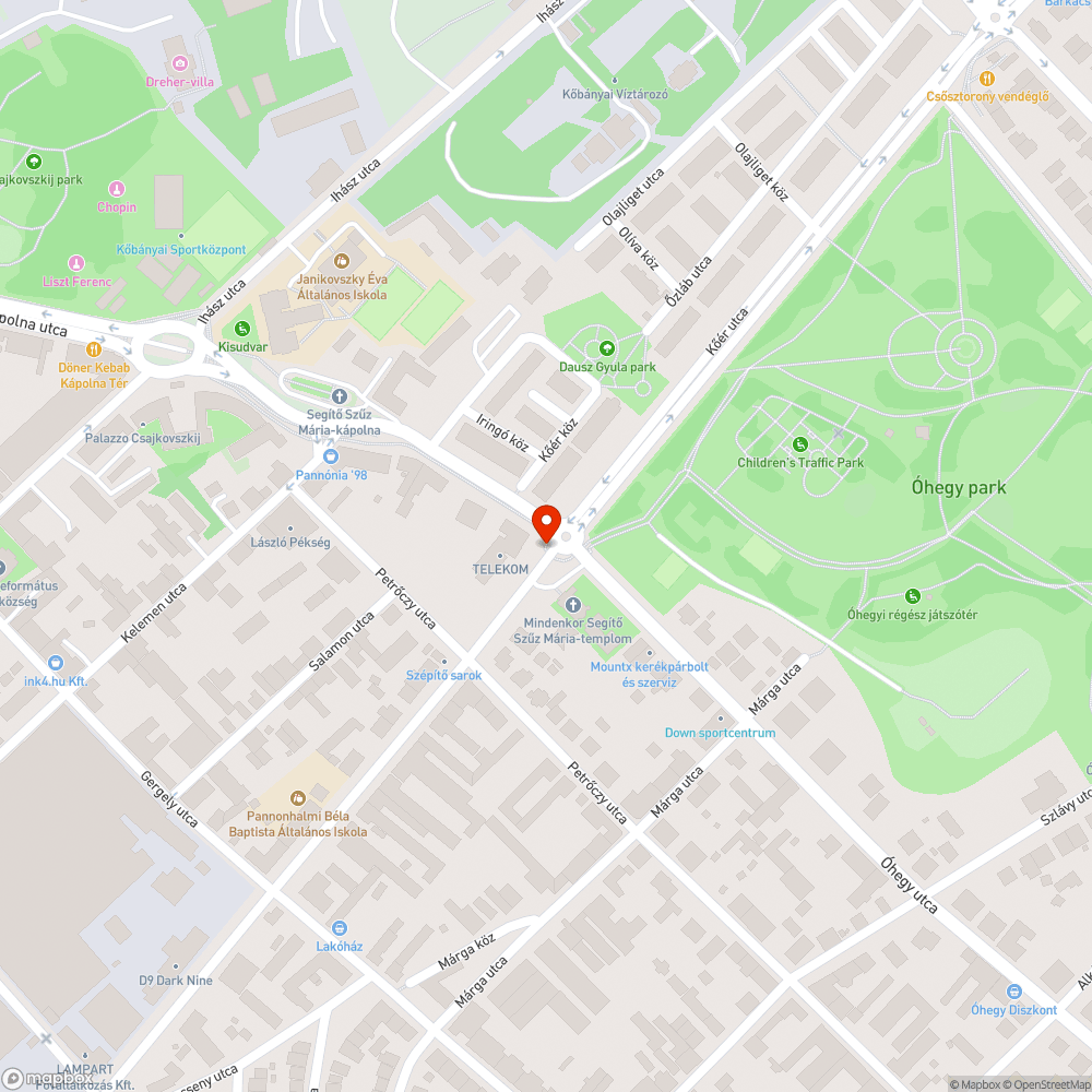 Kidöntött kresz tábla bejelentés helye