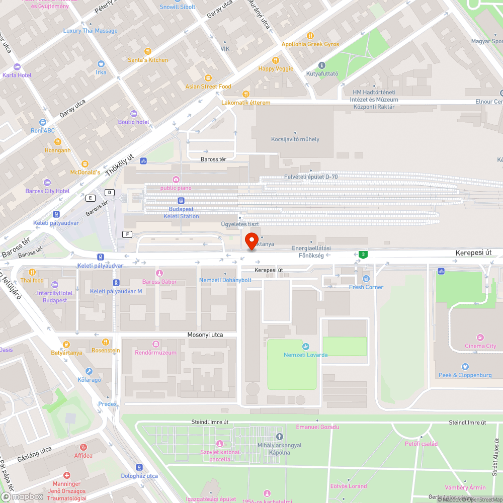 Szemetes járdaszakasz bejelentés helye