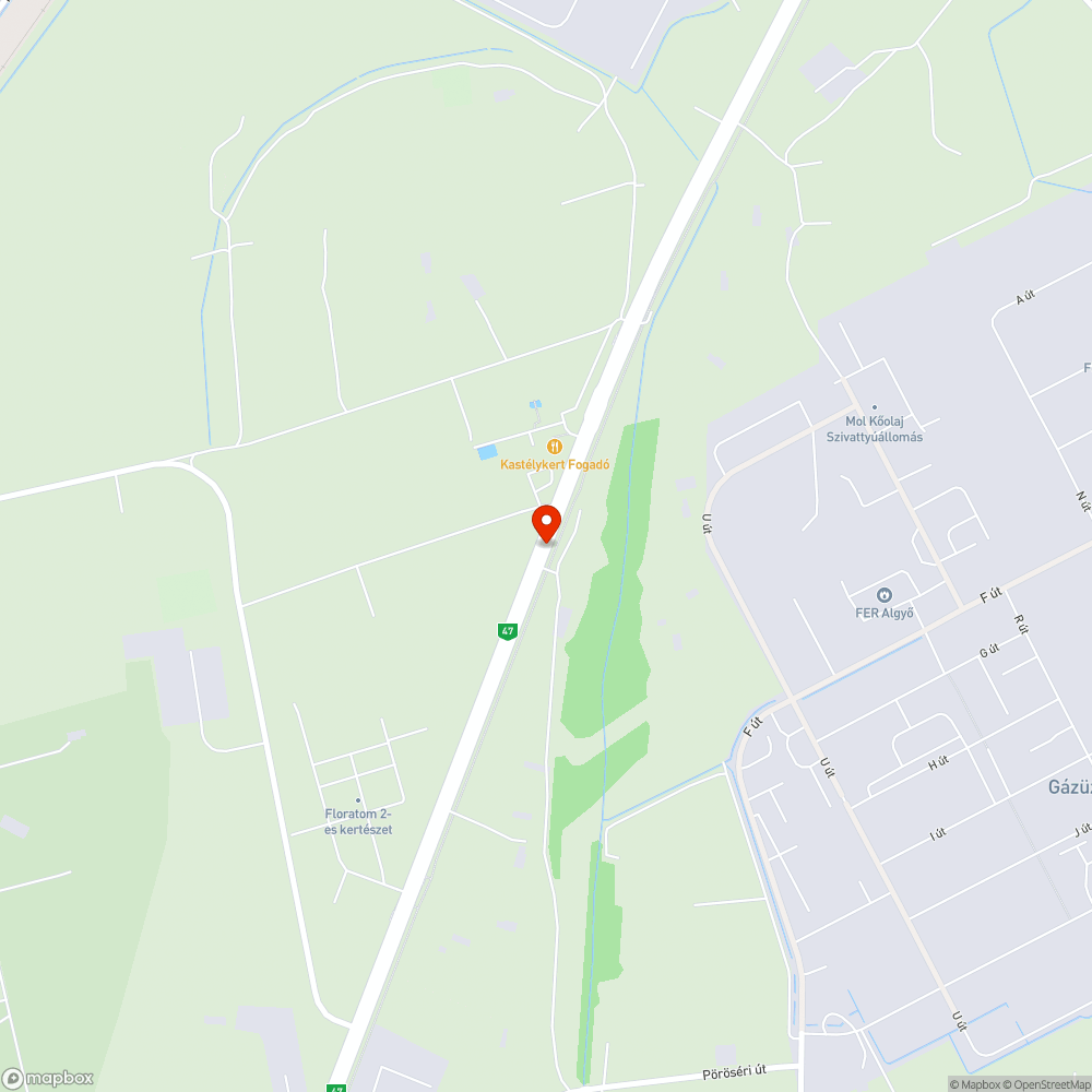 Kidőlt tábla bejelentés helye