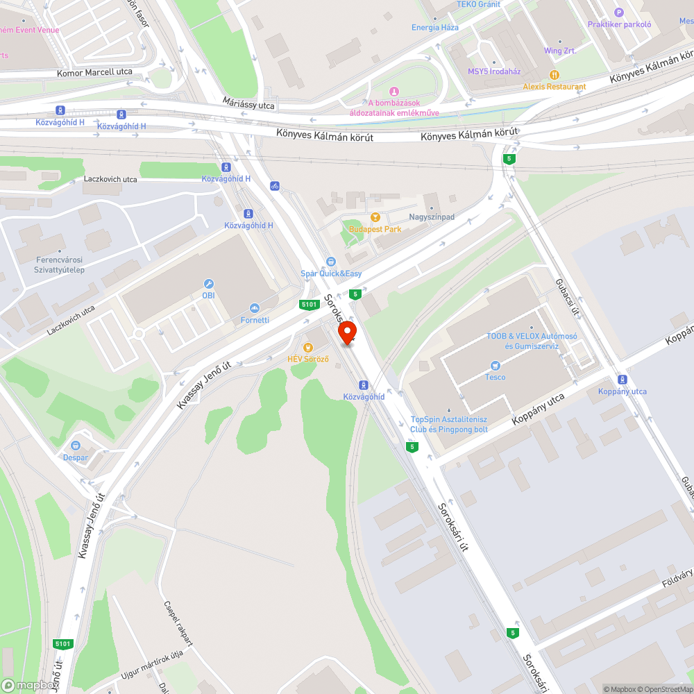 Elhagyott árusító bódék bejelentés helye