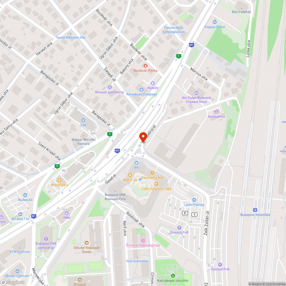 Koszorúslány utca összefirkált szekrény bejelentés helye