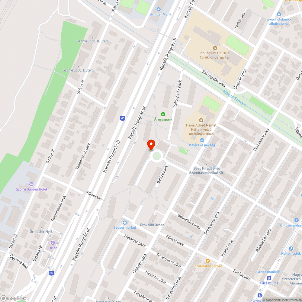 Elhagyott jármü bejelentés helye