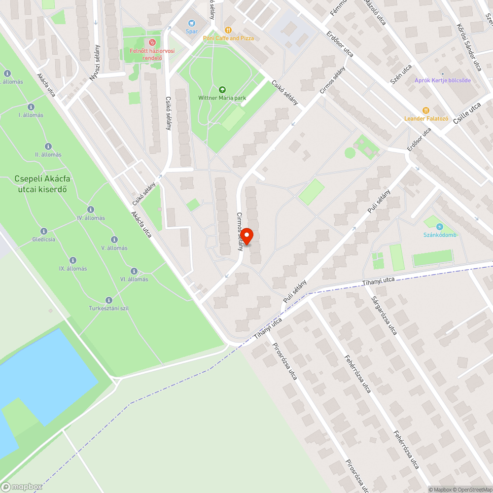 Hiányzó fedél bejelentés helye