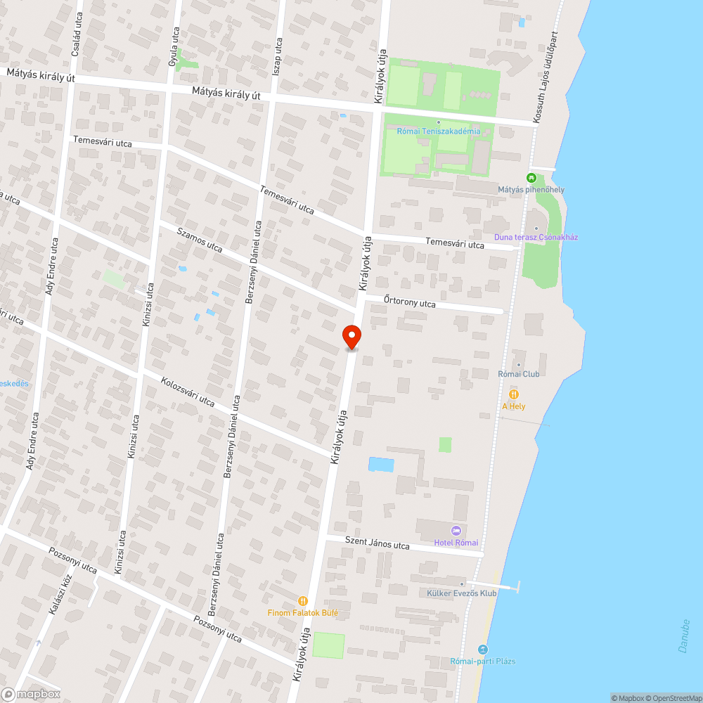 Esőbeálló hiánya bejelentés helye