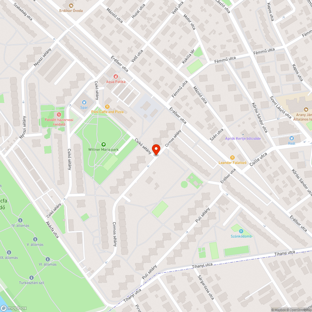 Nehezen belátható jobbkezes bejelentés helye