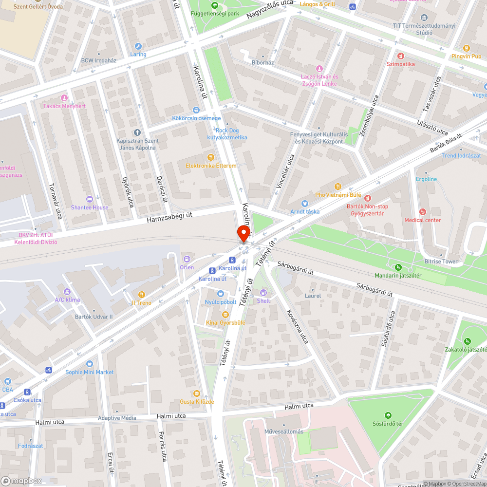 Lekopott felállóhely bejelentés helye